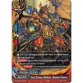 Image for First Crimson Chieftain, Greatest General (H-SD01/0001EN) (H-TD01) - Future Card BuddyFight