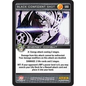 Image for Black Confident Shot (U80) (PER) - Dragon Ball Z TCG