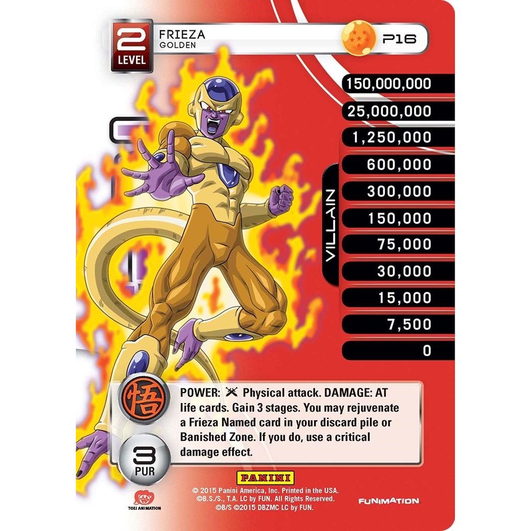 Image for Frieza - Golden (Movie Collection) (P16) (PRO) - Dragon Ball Z TCG