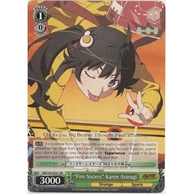 Image for "Fire Sisters" Karen Araragi (NM/S24-E021 RR) (NM/S24) - Weiss Schwarz