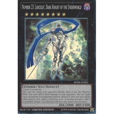 Image for Number 23: Lancelot, Dark Knight of the Underworld (BOSH-ENSE2) (BOSH) - YuGiOh