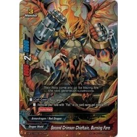 Image for Second Crimson Chieftain, Burning Fore (H-BT01/0001EN) (H-BT01) - Future Card BuddyFight
