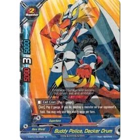 Image for Buddy Police, Decker Drum (H-BT01/0034EN) (H-BT01) - Future Card BuddyFight
