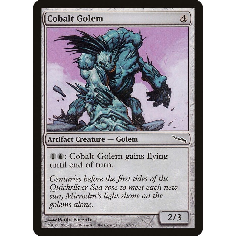 Image for Cobalt Golem (157) (MRD) - Magic: The Gathering