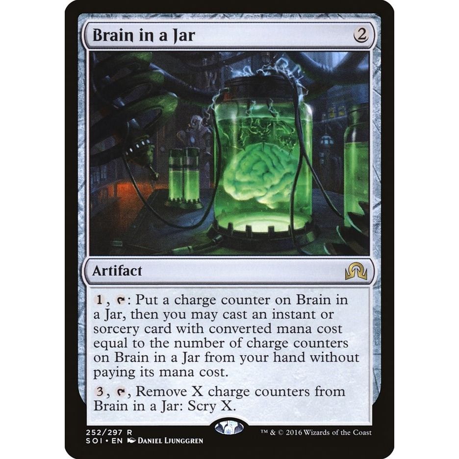 Image for Brain in a Jar (252) (SOI) - Magic: The Gathering