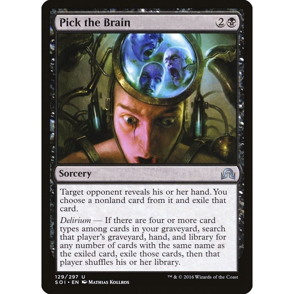 Image for Pick the Brain (129) (SOI) - Magic: The Gathering