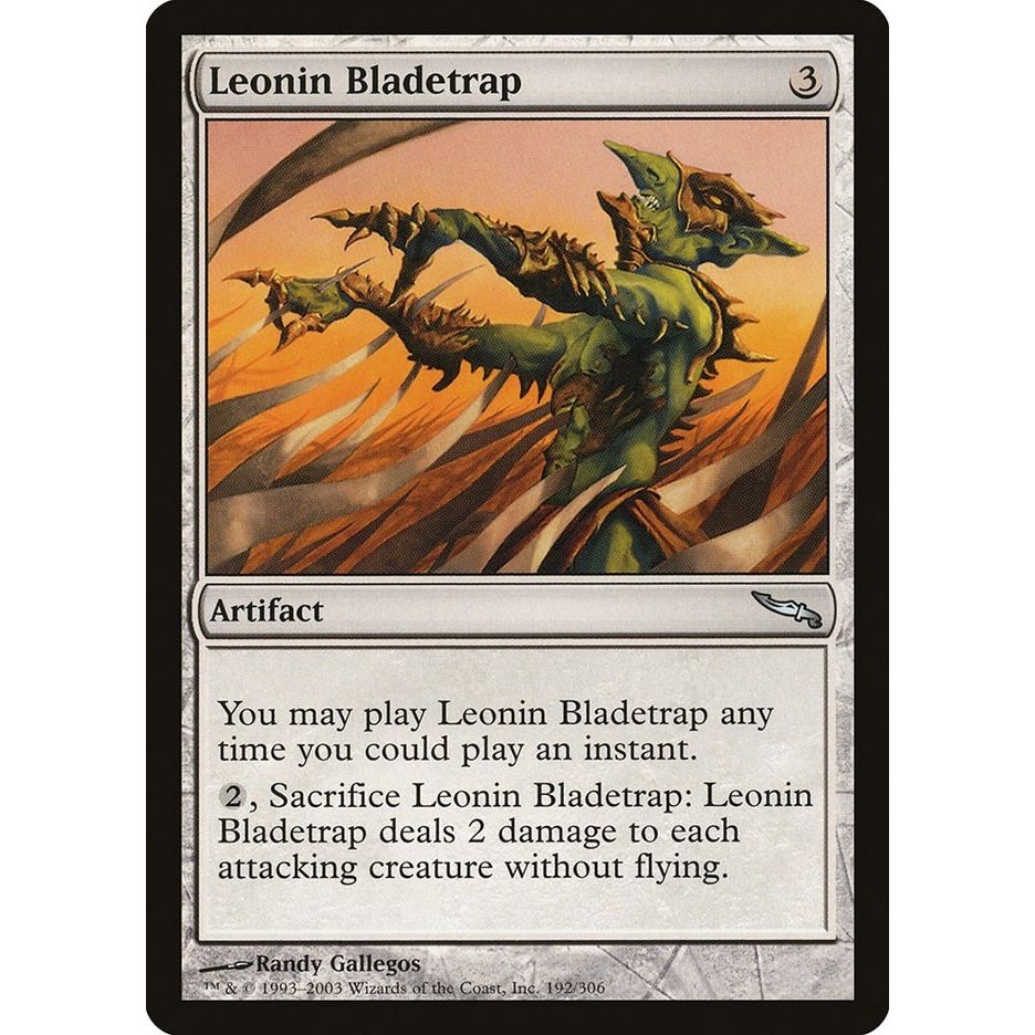 Image for Leonin Bladetrap (192) (MRD) - Magic: The Gathering