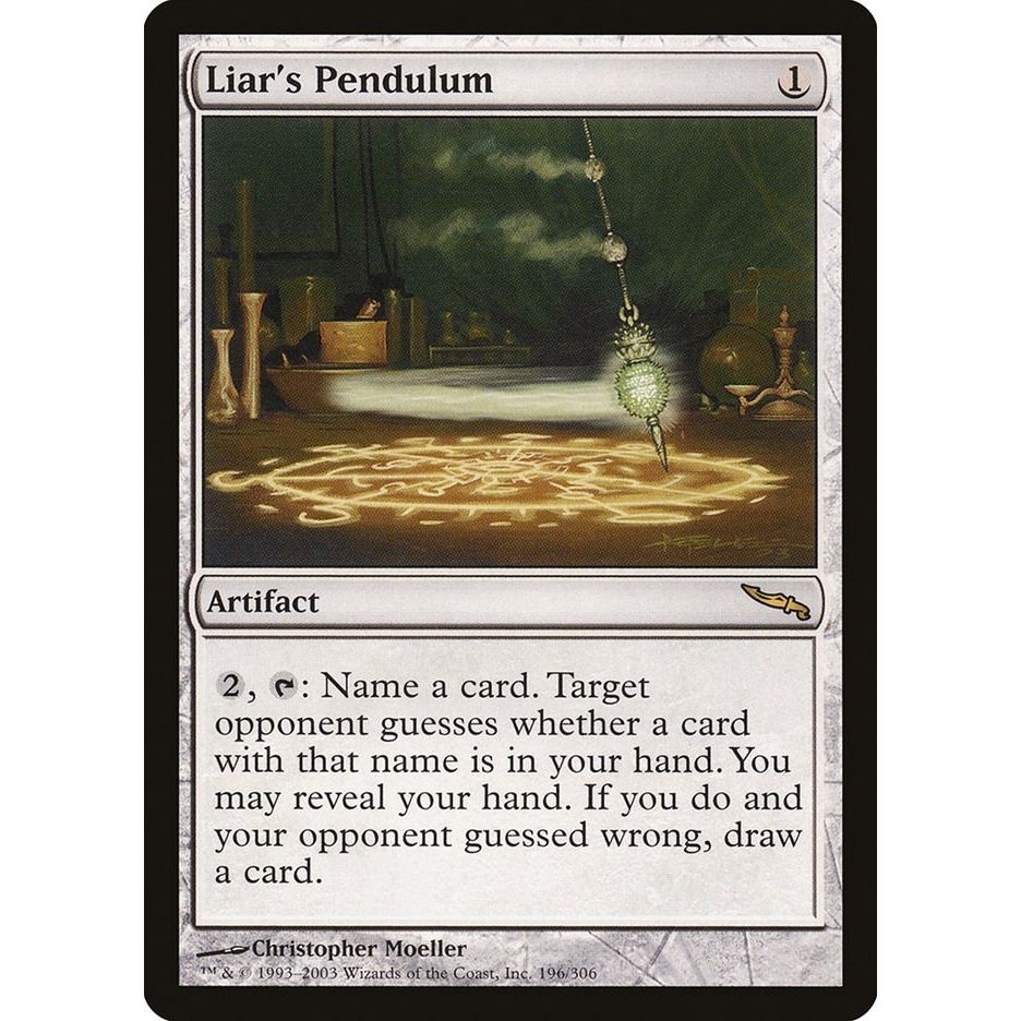 Image for Liar's Pendulum (196) (MRD) - Magic: The Gathering