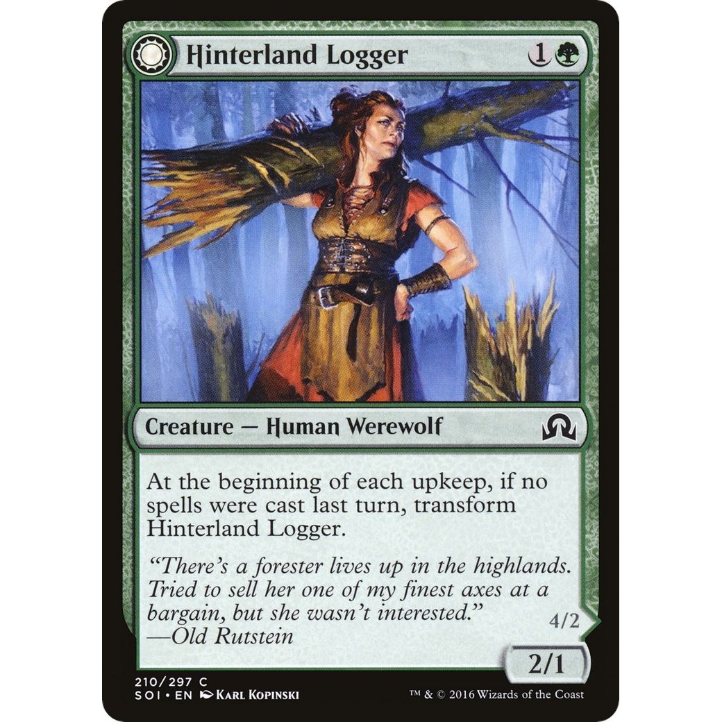 Image for Hinterland Logger (210) (SOI) - Magic: The Gathering