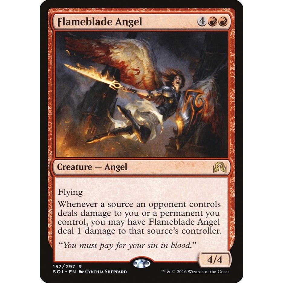 Image for Flameblade Angel (157) (SOI) - Magic: The Gathering