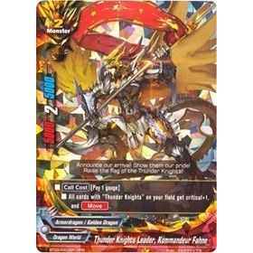 Image for Thunder Knights Leader, Kommandeur Fahne (BT03/0002EN) (BT03) - Future Card BuddyFight