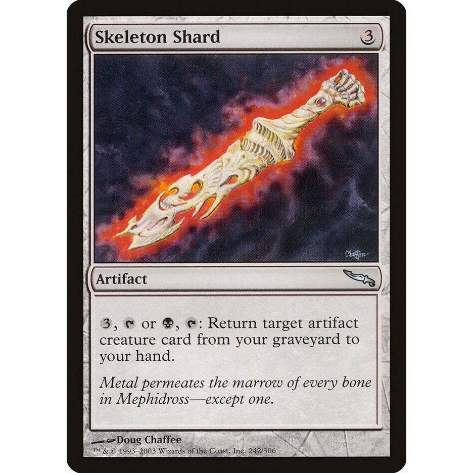 Image for Skeleton Shard (242) (MRD) - Magic: The Gathering