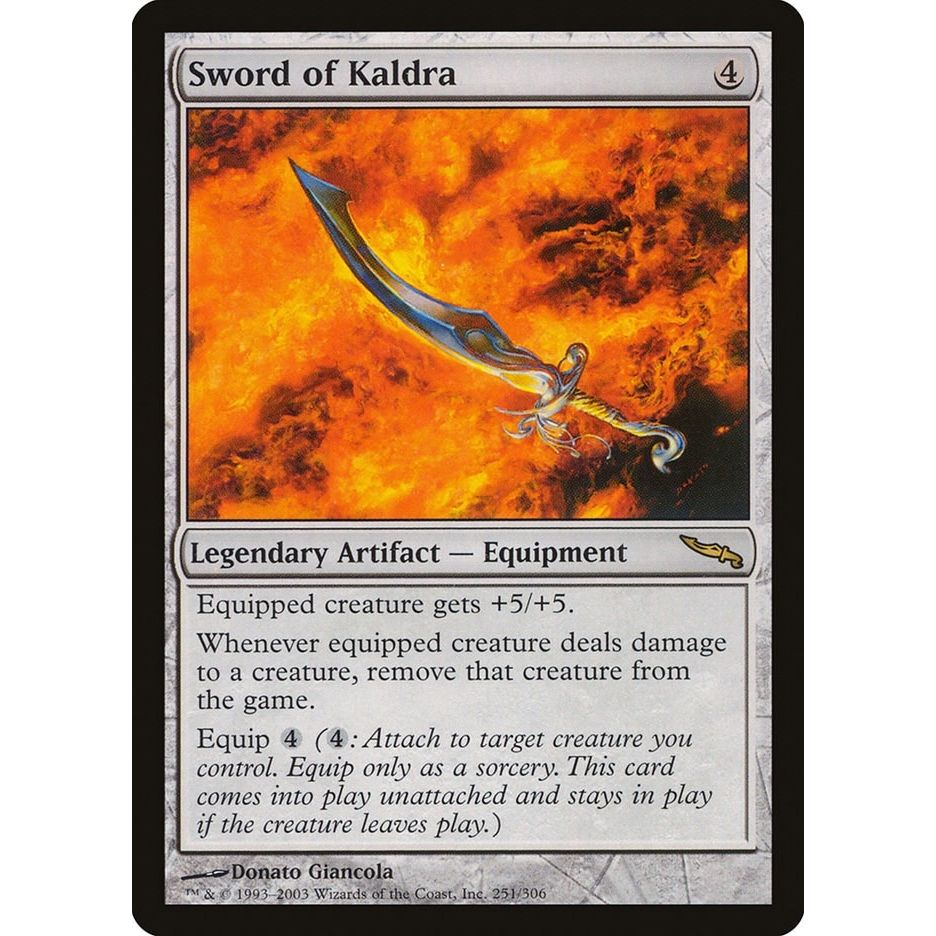 Image for Sword of Kaldra (251) (MRD) - Magic: The Gathering