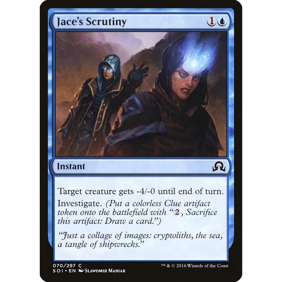 Image for Jace's Scrutiny (70) (SOI) - Magic: The Gathering