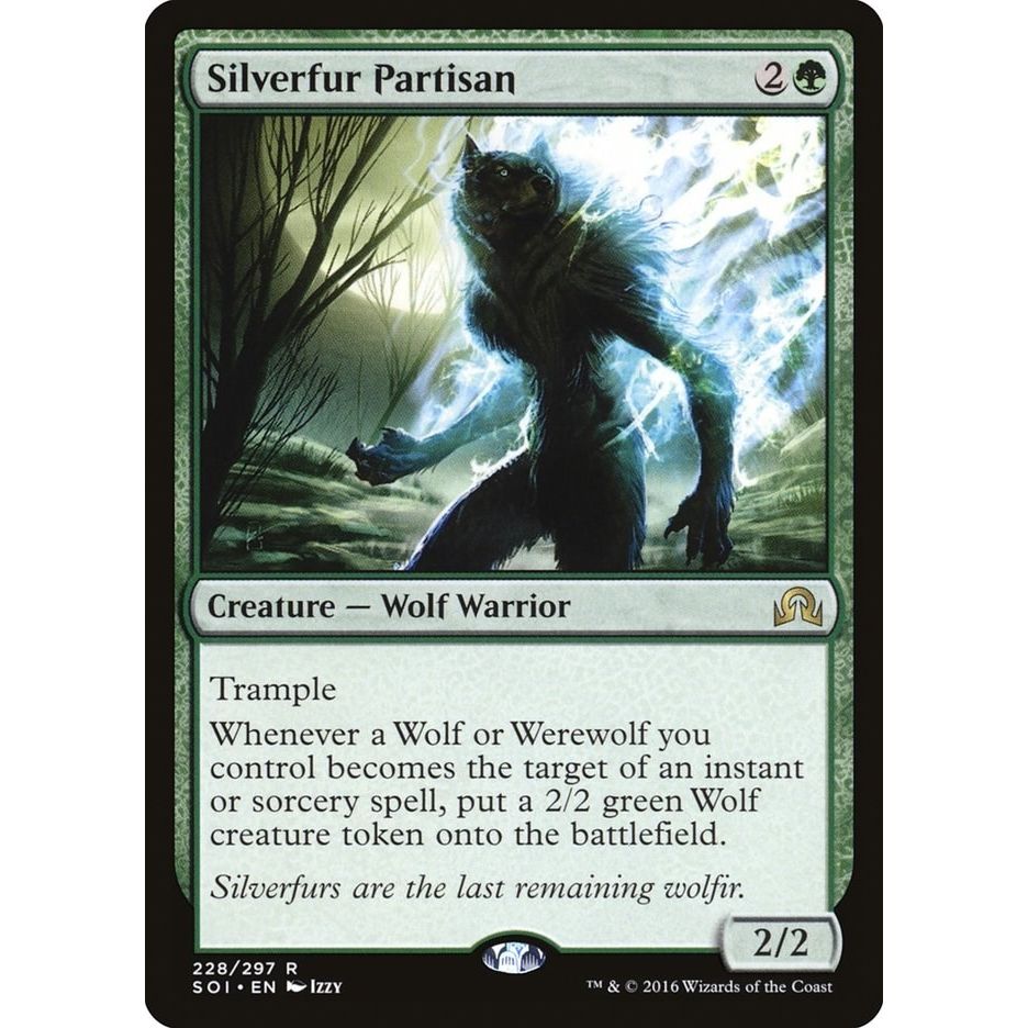 Image for Silverfur Partisan (228) (SOI) - Magic: The Gathering