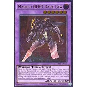 Image for Masked HERO Dark Law (UTR) (OP01-EN003) (OP01) - YuGiOh