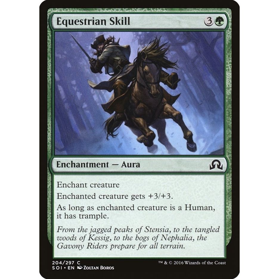 Image for Equestrian Skill (204) (SOI) - Magic: The Gathering