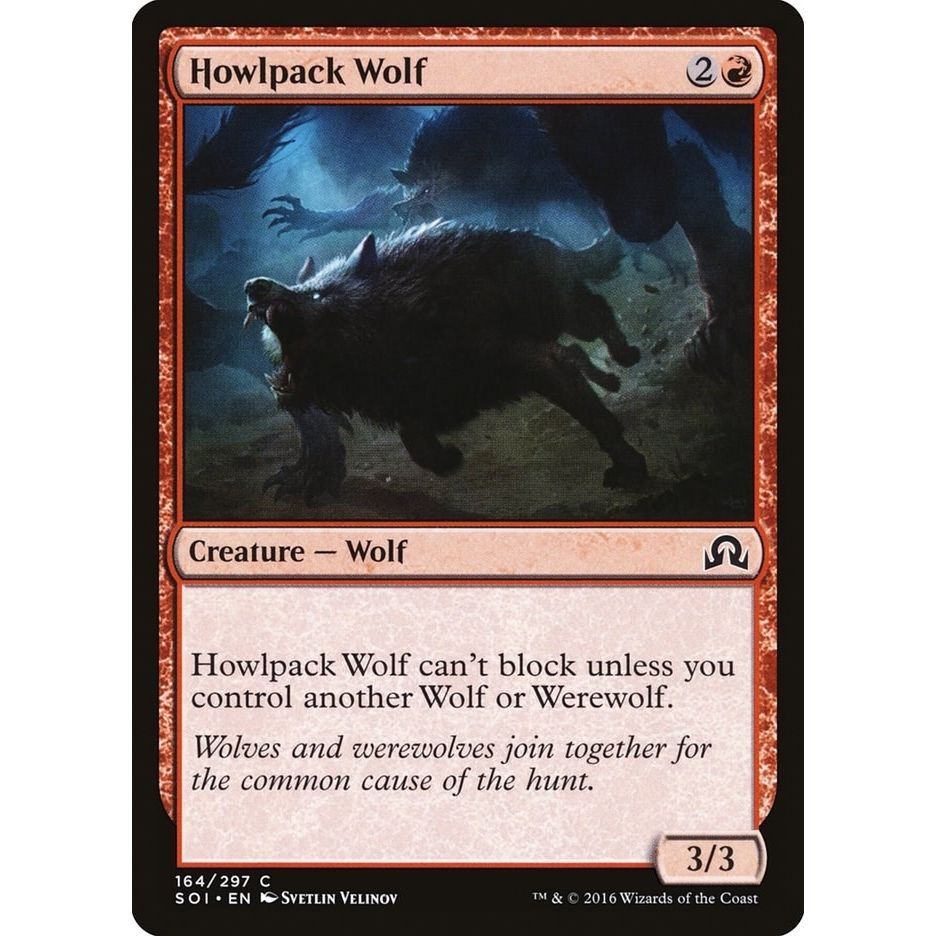 Image for Howlpack Wolf (164) (SOI) - Magic: The Gathering