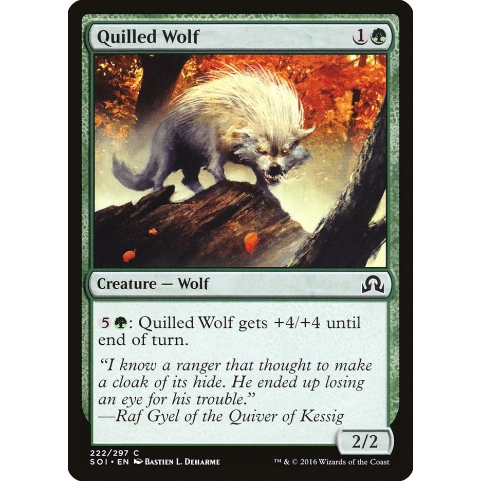 Image for Quilled Wolf (222) (SOI) - Magic: The Gathering
