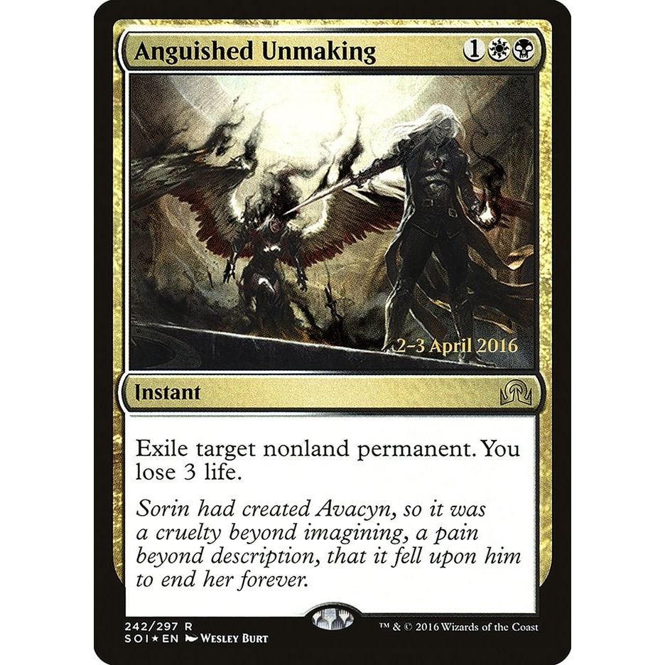 Image for Anguished Unmaking (242) (PRE) - Magic: The Gathering