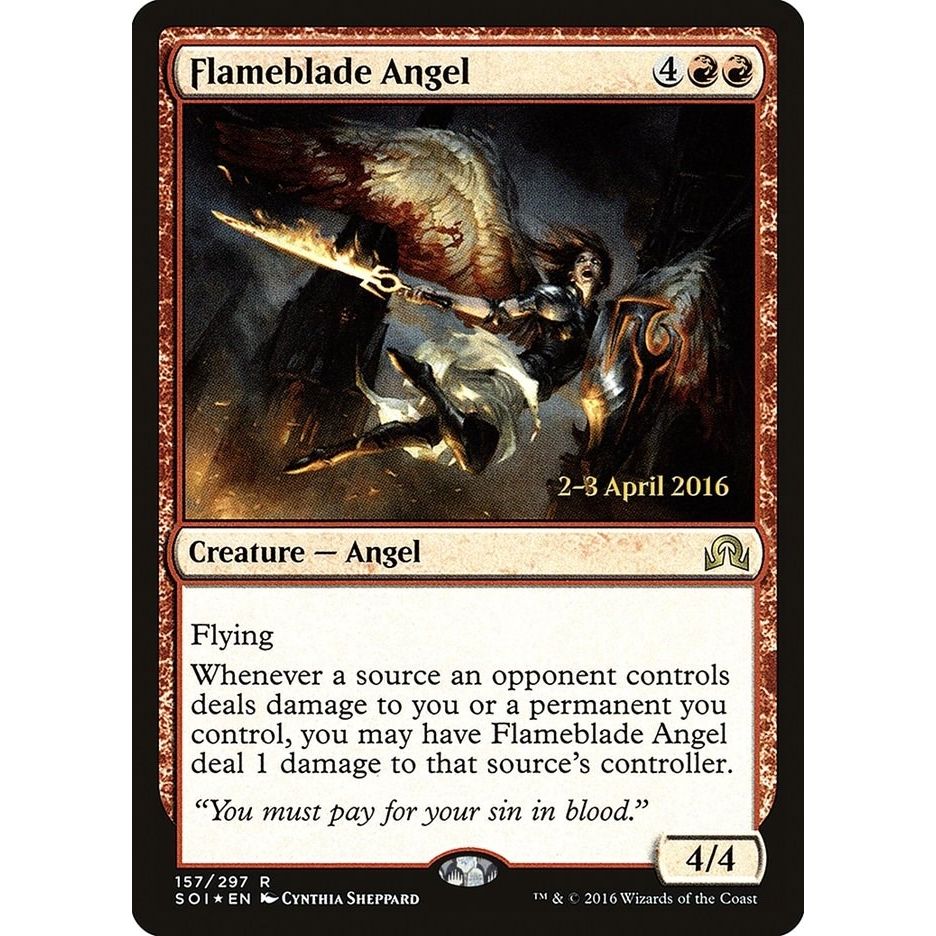 Image for Flameblade Angel (157) (PRE) - Magic: The Gathering