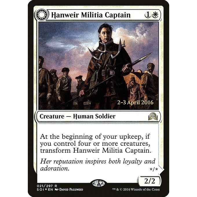 Image for Hanweir Militia Captain (21) (PRE) - Magic: The Gathering