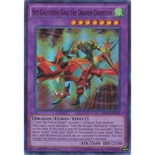 Image for Sky Galloping Gaia the Dragon Champion (MIL1-EN010) (MIL1) - YuGiOh