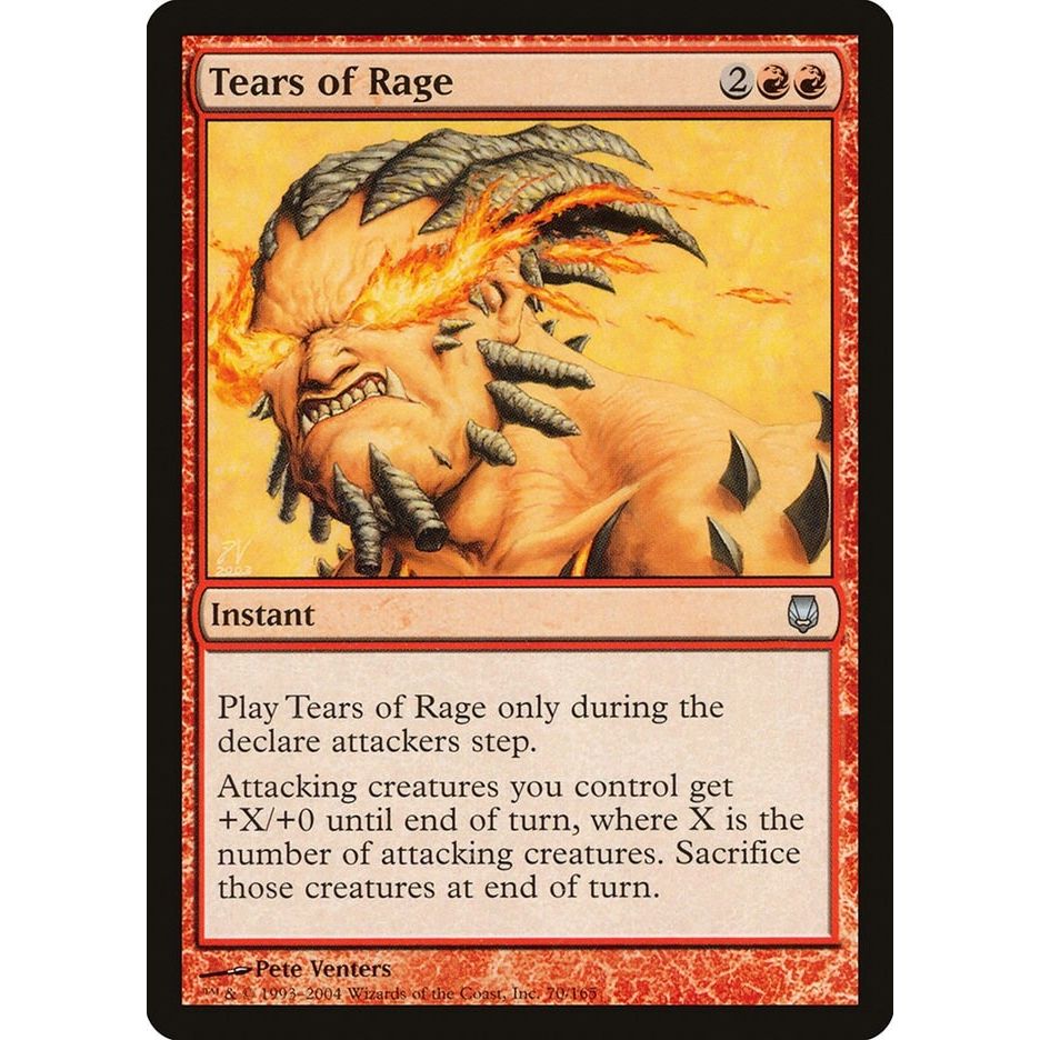 Image for Tears of Rage (70) (DST) - Magic: The Gathering