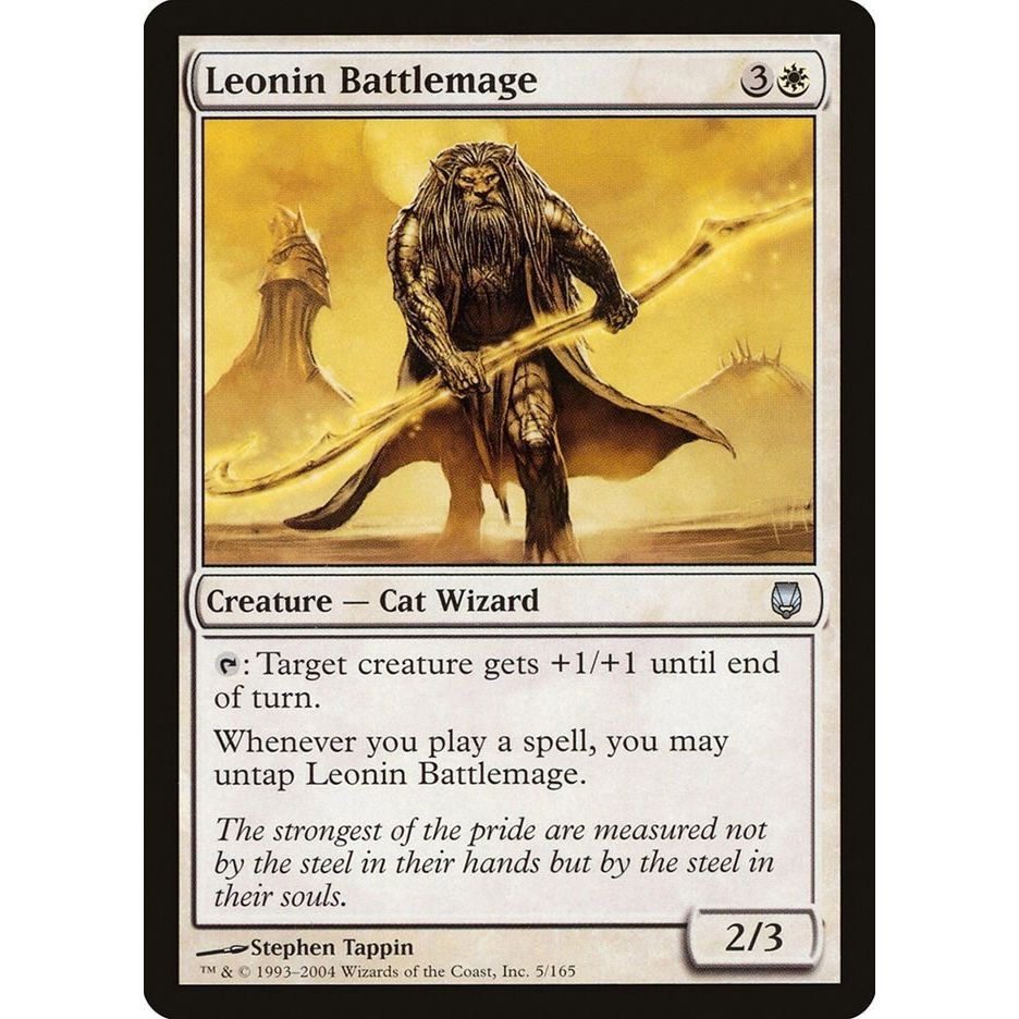 Image for Leonin Battlemage (5) (DST) - Magic: The Gathering