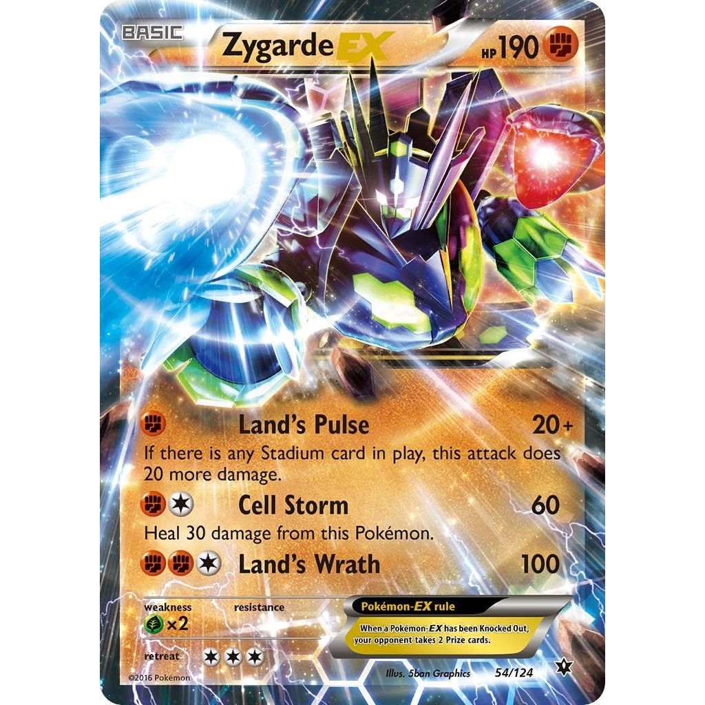 Image for Zygarde EX (54/124) (FCO) - Pokemon