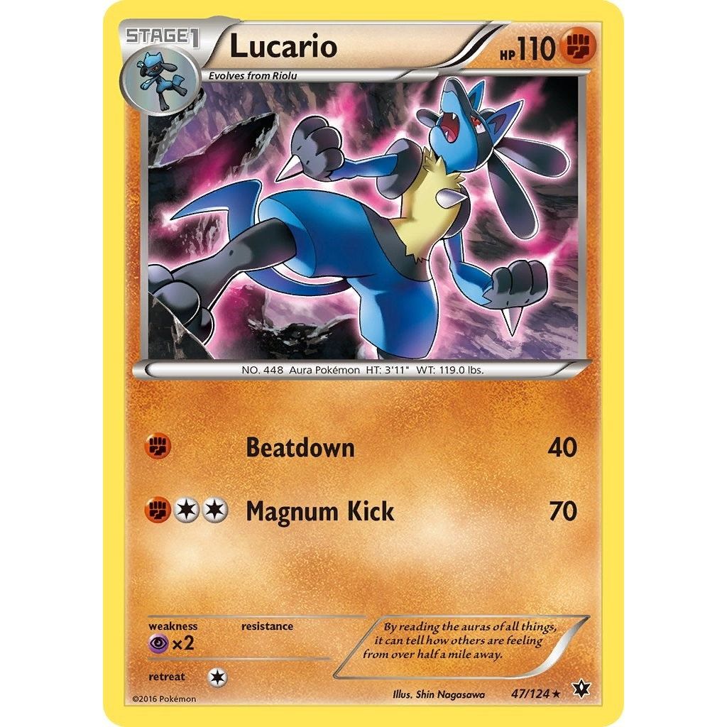 Image for Lucario (47) (47/124) (FCO) - Pokemon