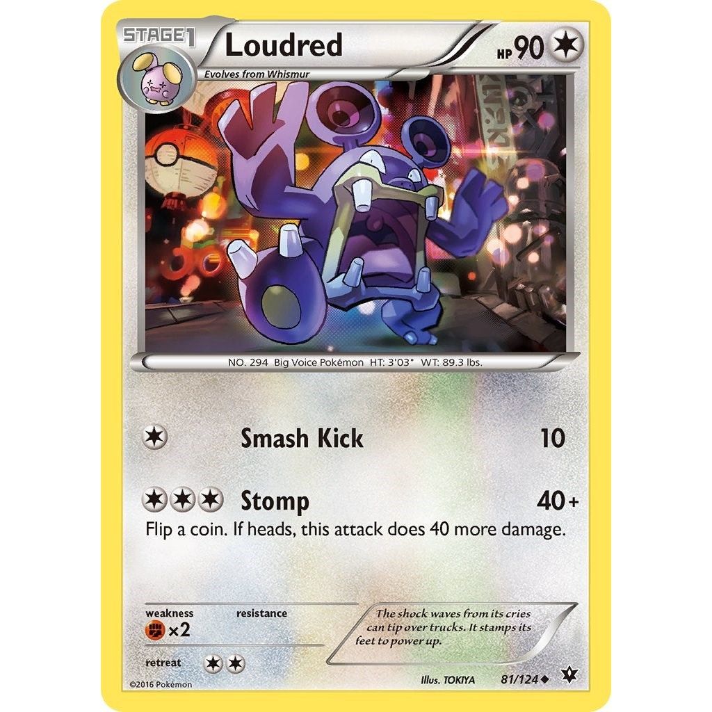 Image for Loudred (81/124) (FCO) - Pokemon