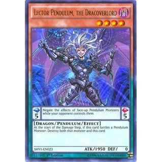 Image for Lector Pendulum, the Dracoverlord (SHVI-EN023) (SHVI) - YuGiOh