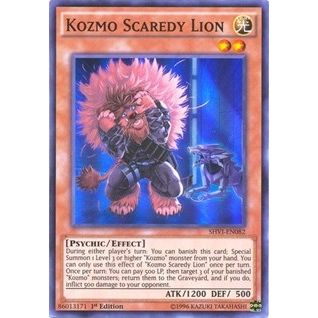Image for Kozmo Scaredy Lion (SHVI-EN082) (SHVI) - YuGiOh