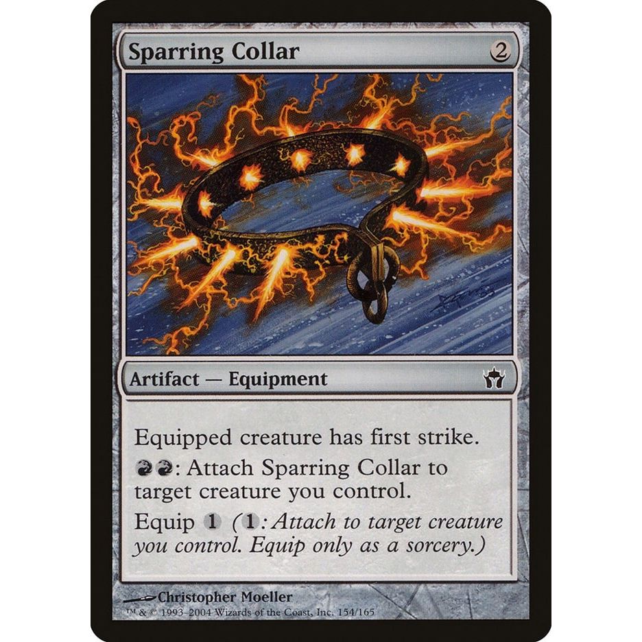 Image for Sparring Collar (154) (5DN) - Magic: The Gathering
