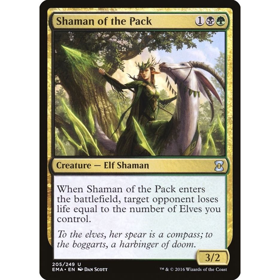 Image for Shaman of the Pack (205) (EMA) - Magic: The Gathering