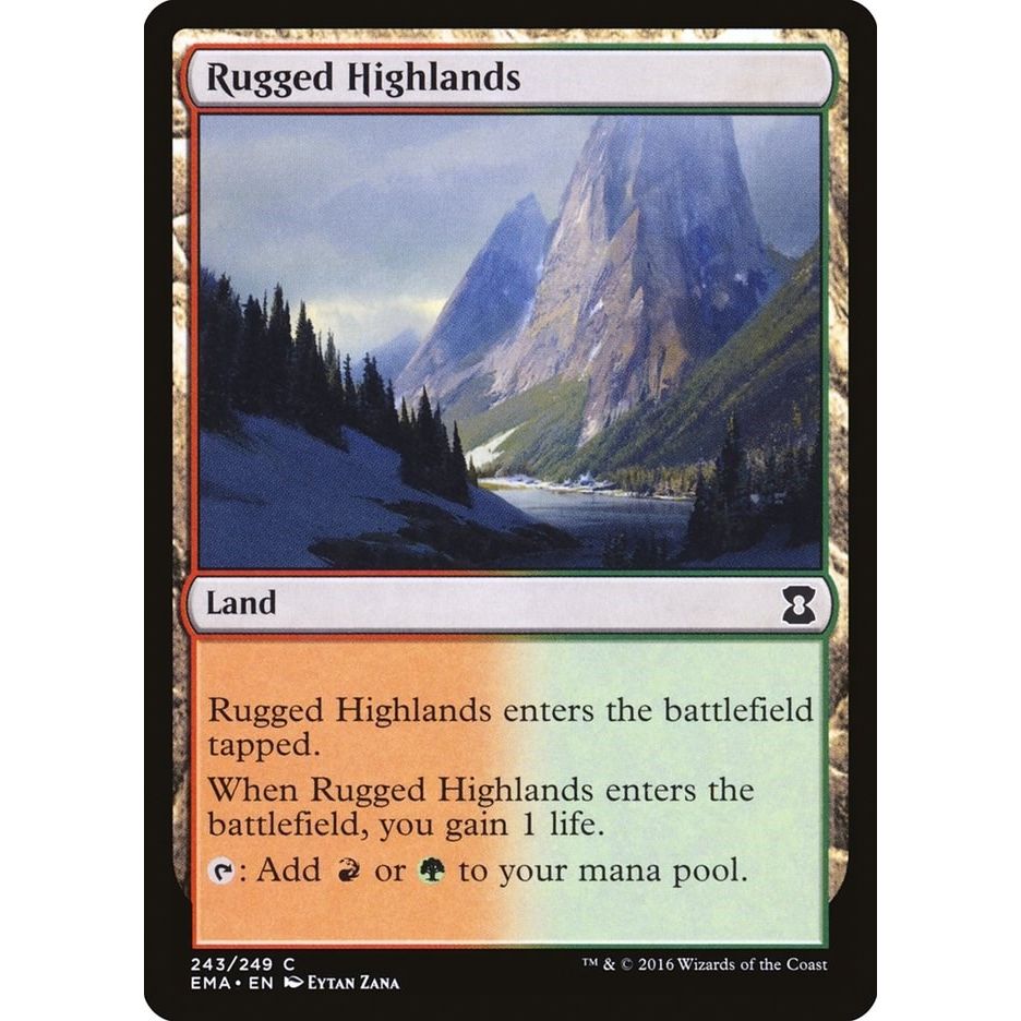 Image for Rugged Highlands (243) (EMA) - Magic: The Gathering