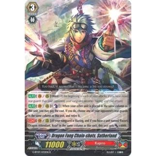 Image for Dragon Fang Chain-shots, Sutherland (G-BT07/032EN) (G-BT07) - Cardfight Vanguard