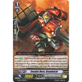 Image for Cosmic Hero, Grandvicle (G-BT07/078EN) (G-BT07) - Cardfight Vanguard
