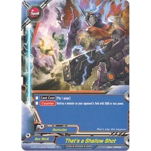 Image for That's a Shallow Shot (D-BT01A-EB02/0050EN) (D-BT01A) - Future Card BuddyFight