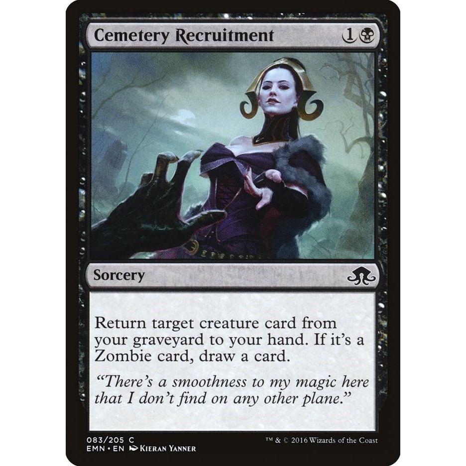 Image for Cemetery Recruitment (83) (EMN) - Magic: The Gathering