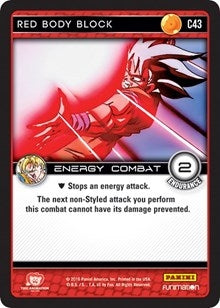 Image for Red Body Block (C43) (VEN) - Dragon Ball Z TCG
