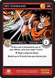 Image for Red Disregard (C45) (VEN) - Dragon Ball Z TCG