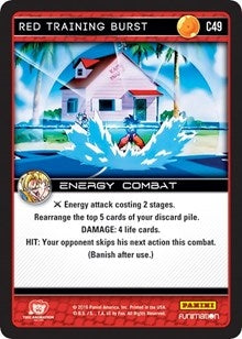 Image for Red Training Burst (C49) (VEN) - Dragon Ball Z TCG