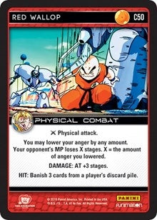 Image for Red Wallop (C50) (VEN) - Dragon Ball Z TCG