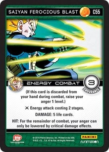 Image for Saiyan Ferocious Blast (C55) (VEN) - Dragon Ball Z TCG