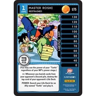 Image for Master Roshi - Restrained (U75) (VEN) - Dragon Ball Z TCG