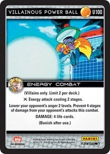 Image for Villainous Power Ball (U100) (VEN) - Dragon Ball Z TCG