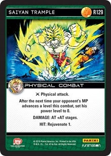 Image for Saiyan Trample (R129) (VEN) - Dragon Ball Z TCG