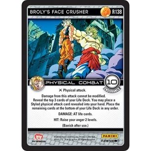 Image for Broly's Face Crusher (R138) (VEN) - Dragon Ball Z TCG